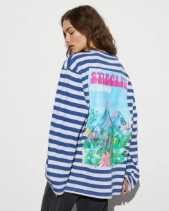 Cheap STIEGLITZ Ada Wide Skate Longsleeve | Melange Grey