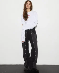 Cheap STIEGLITZ Chessa Wide Skate Longsleeve | White