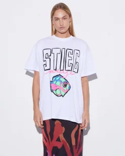 Best Sale STIEGLITZ Elena Oversized T-shirt | White