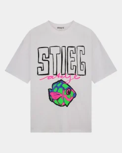 Best Sale STIEGLITZ Elena Oversized T-shirt | White