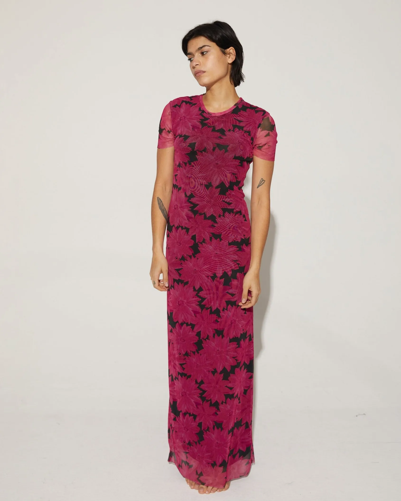 Best Sale STIEGLITZ Joan Mesh Jurk Roze