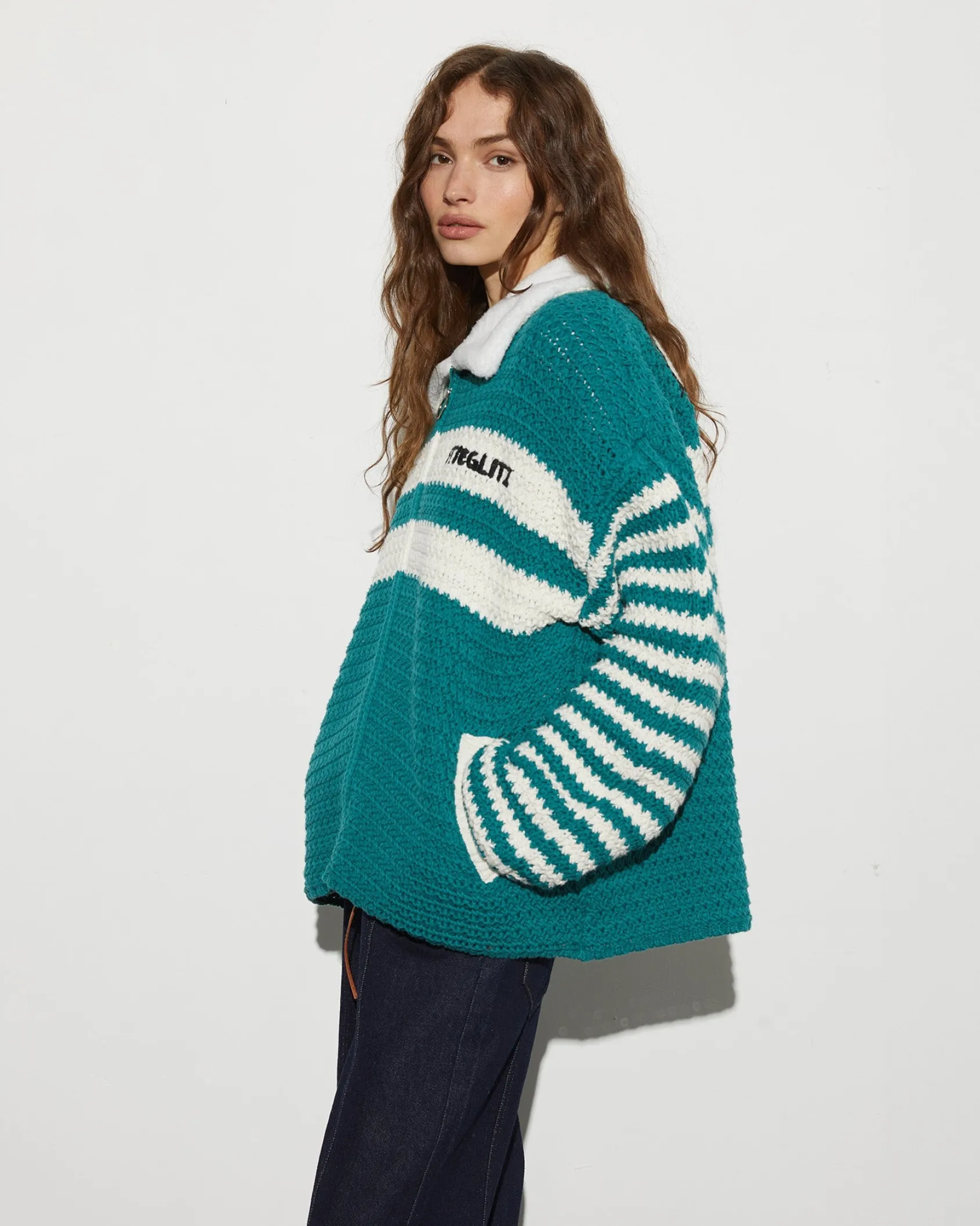 Flash Sale STIEGLITZ Kayden Crochet Jacket | Green