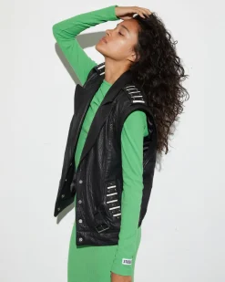 Discount STIEGLITZ Leather Gael Biker Jacket | Black