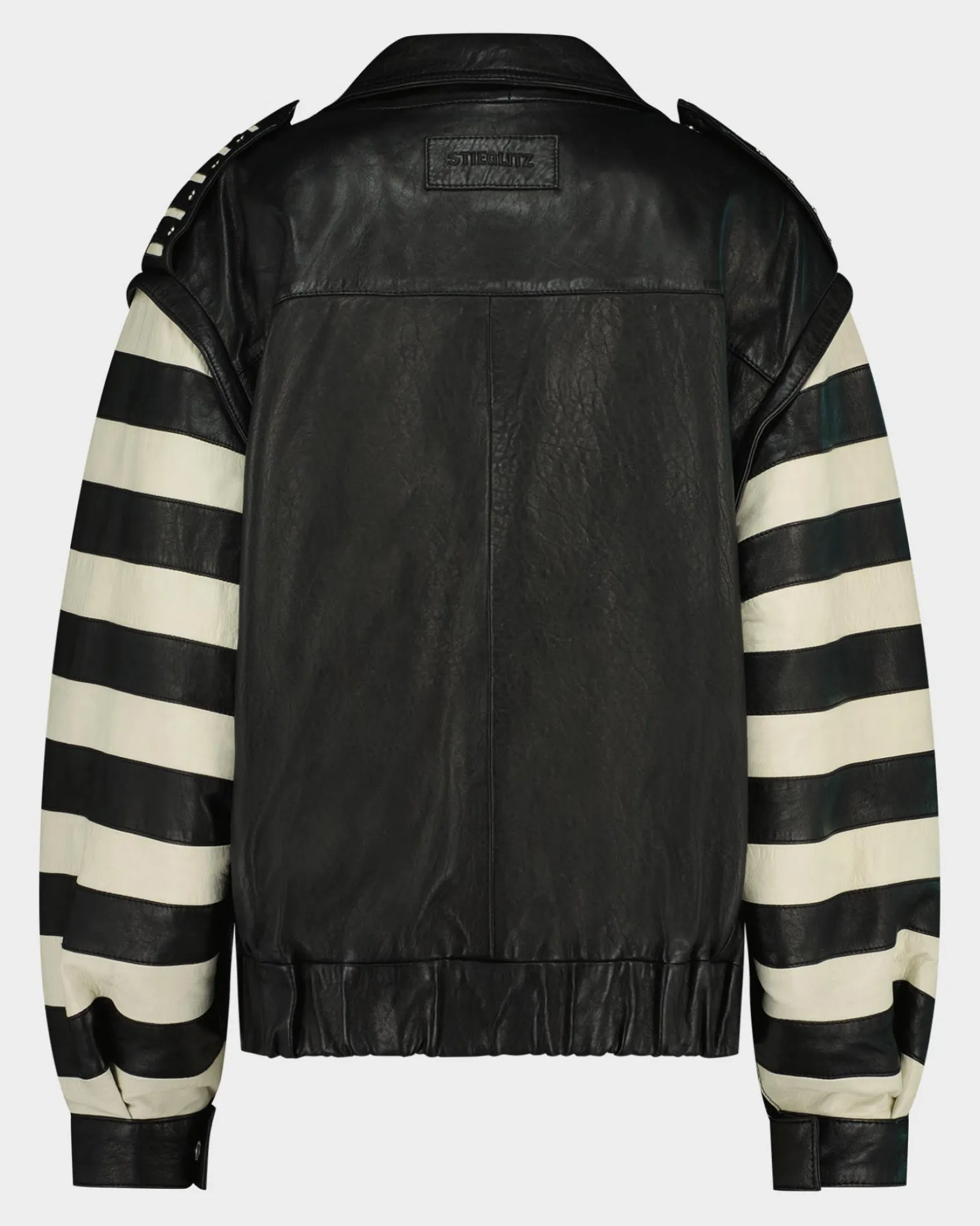 Discount STIEGLITZ Leather Gael Biker Jacket | Black