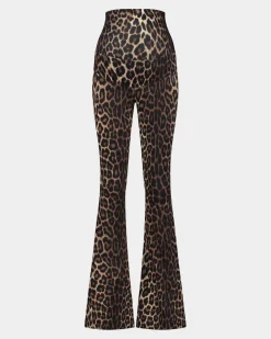 Cheap STIEGLITZ Leopard Maternity Flared Broek | Brown