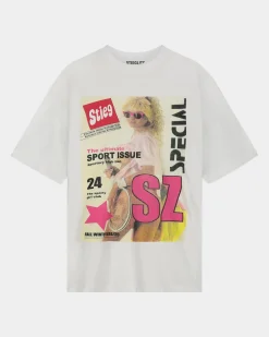 Cheap STIEGLITZ Lila Oversized T-shirt | White