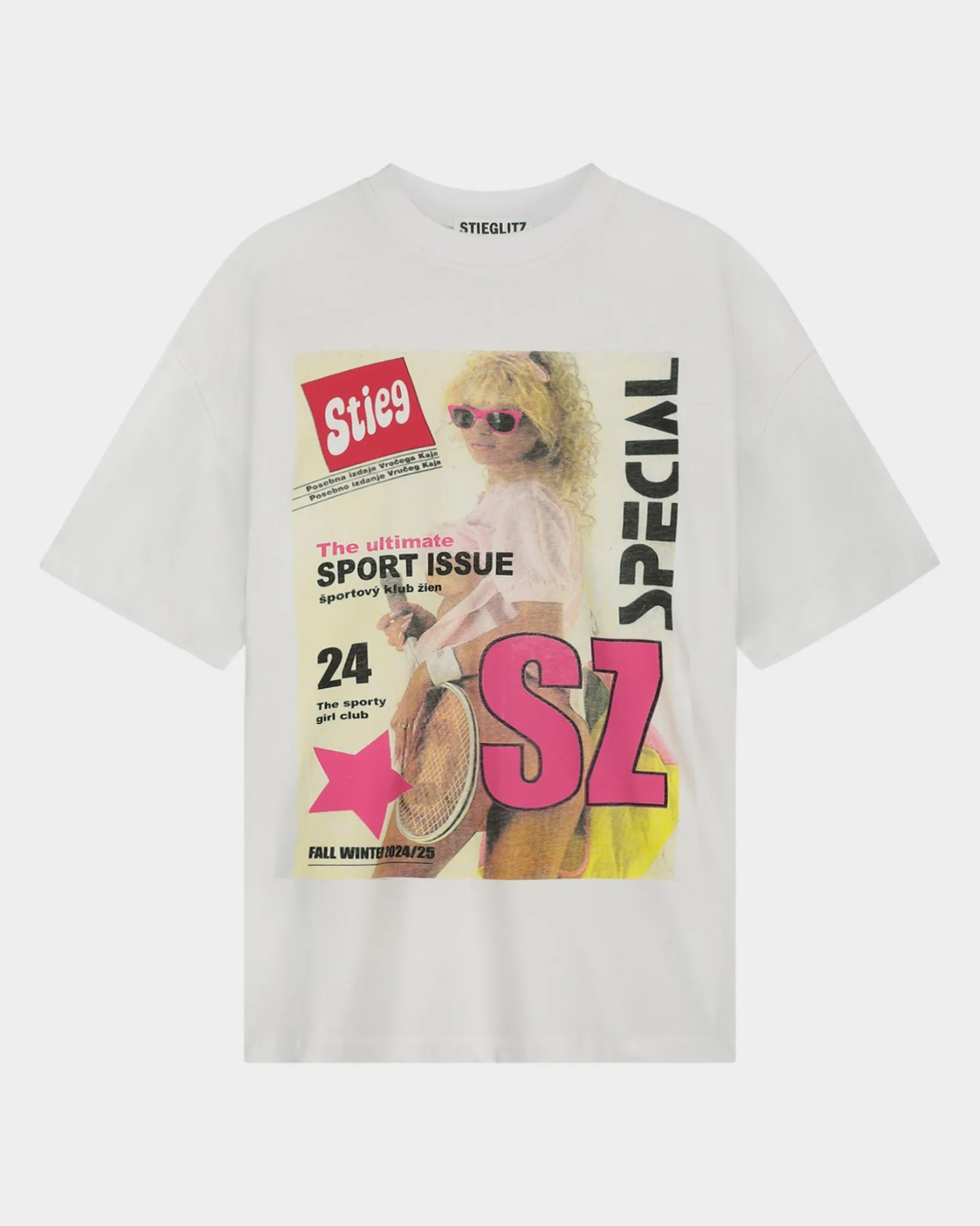 Cheap STIEGLITZ Lila Oversized T-shirt | White