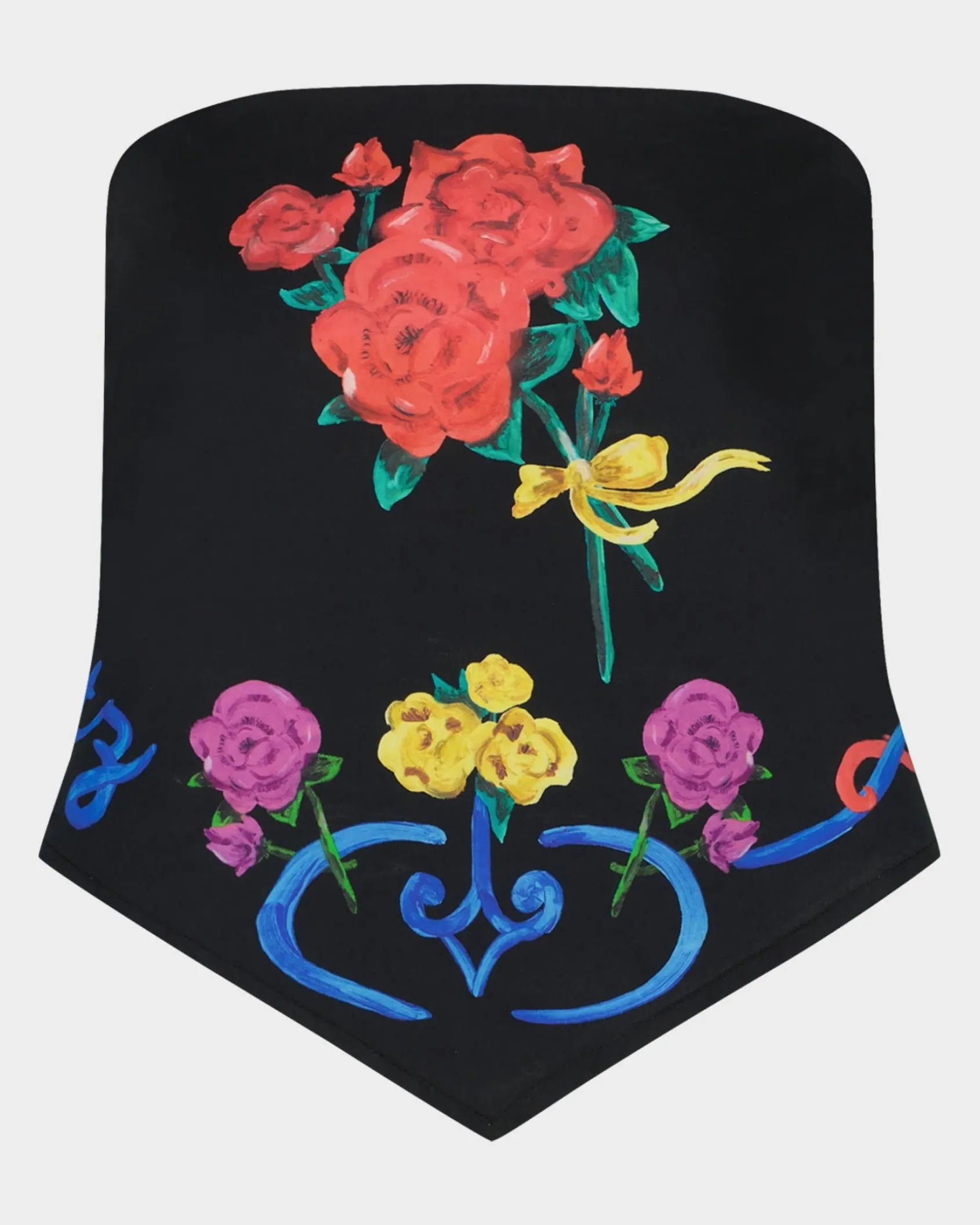 Shop STIEGLITZ Perla Scarf Top | Black