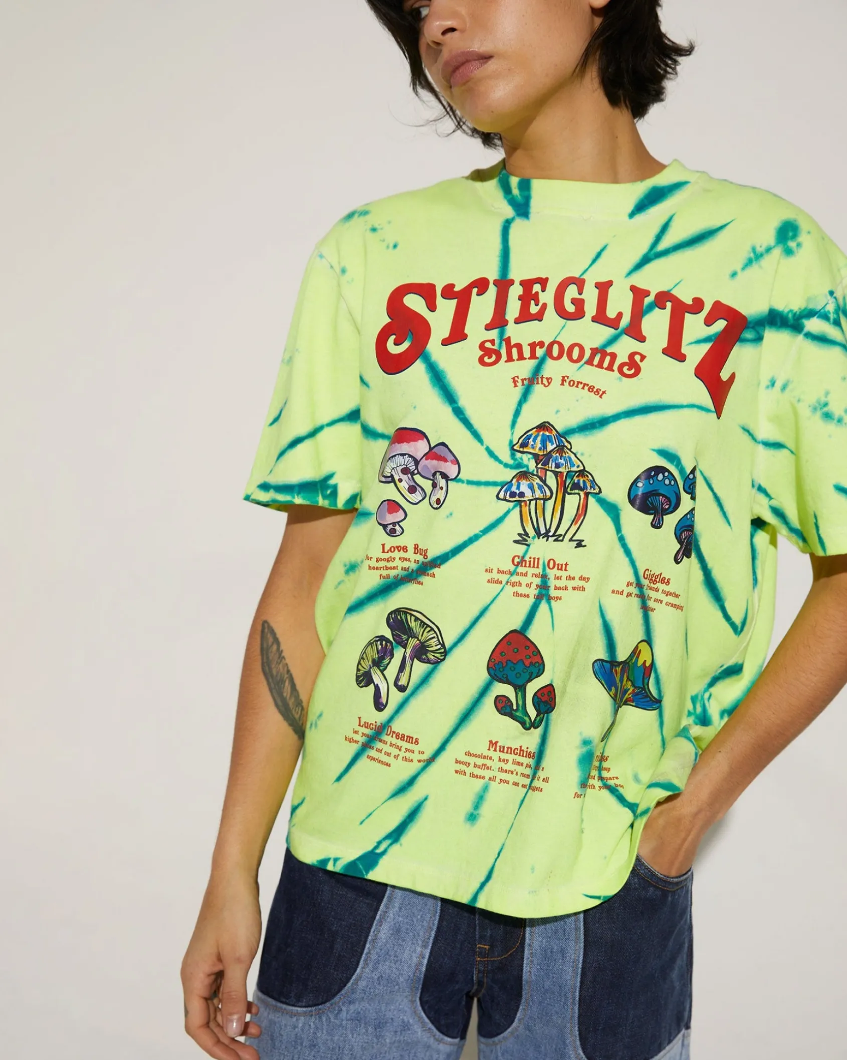Best Sale STIEGLITZ Shroom T-Shirt | Green