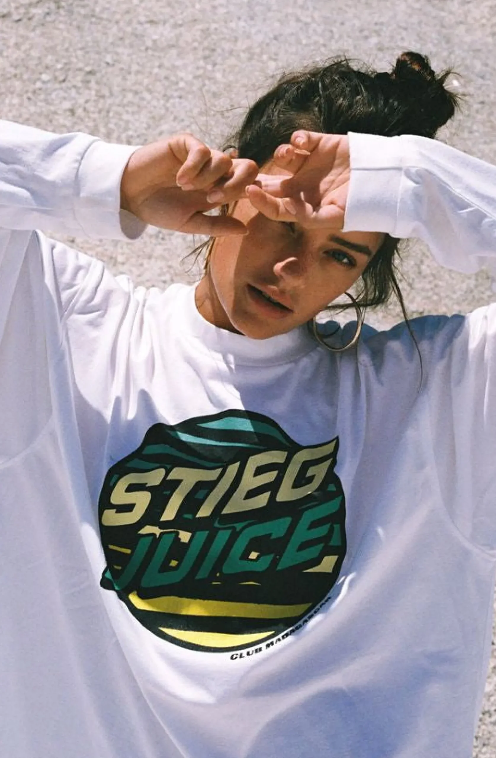 Cheap STIEGLITZ Stieg Juice Skate Longsleeve | White