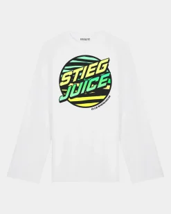 Cheap STIEGLITZ Stieg Juice Skate Longsleeve | White