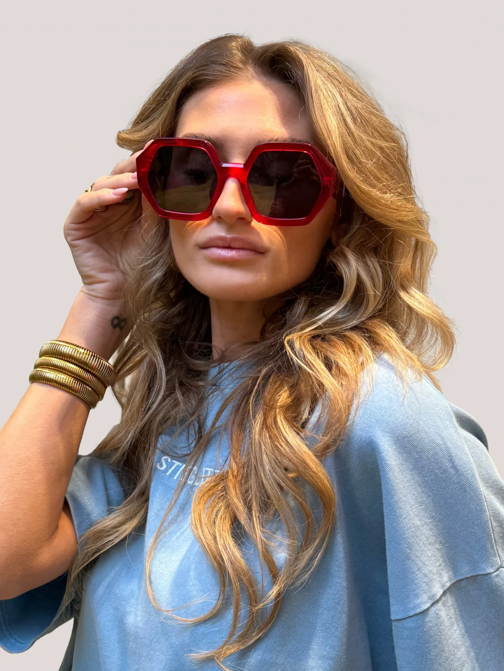 Store STIEGLITZ Ula Sunglasses | Red