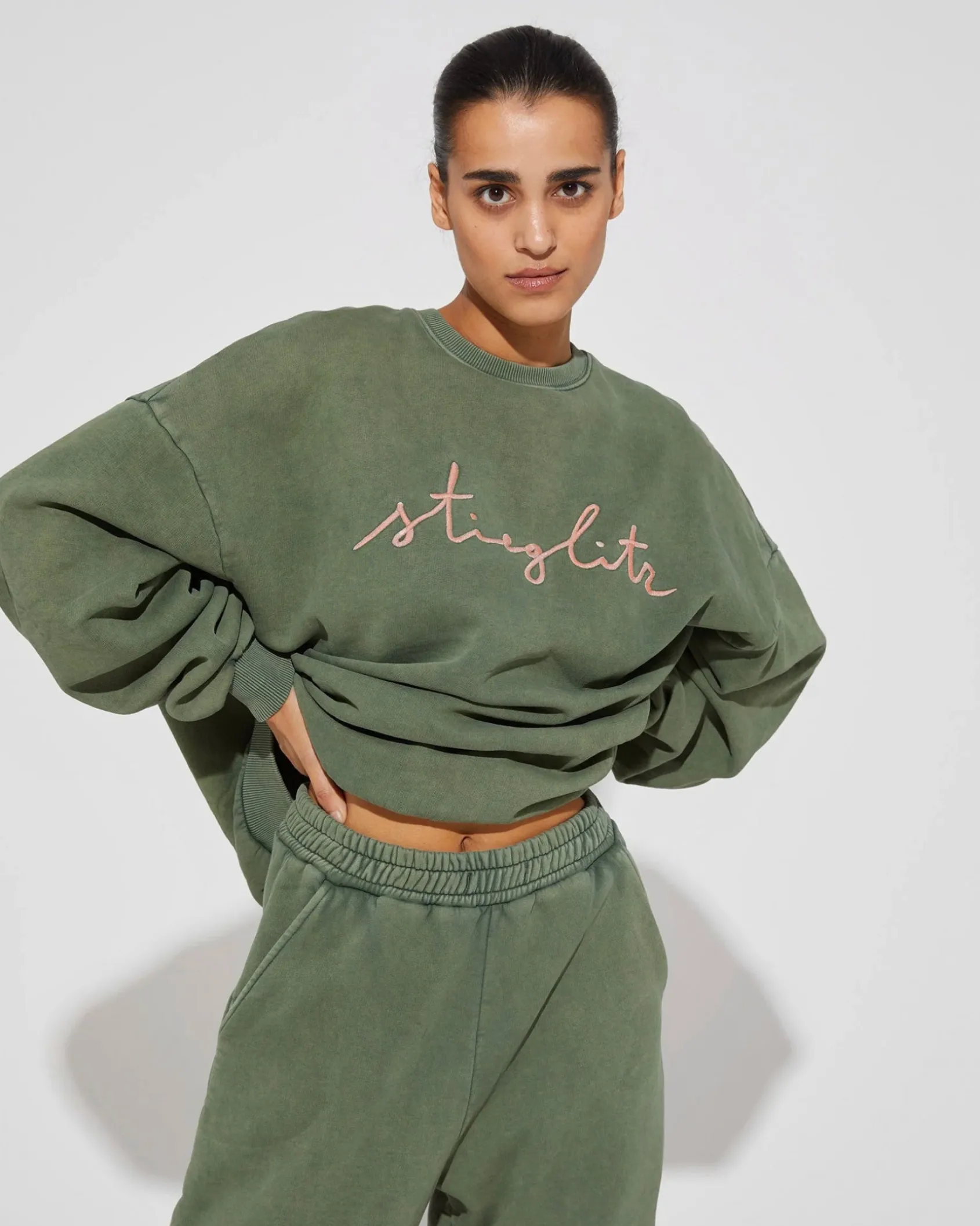 Shop STIEGLITZ Worn Out Sweater | Green