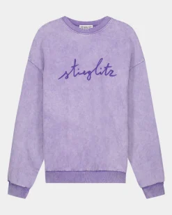 Shop STIEGLITZ Worn Out Sweater | Washed Purple